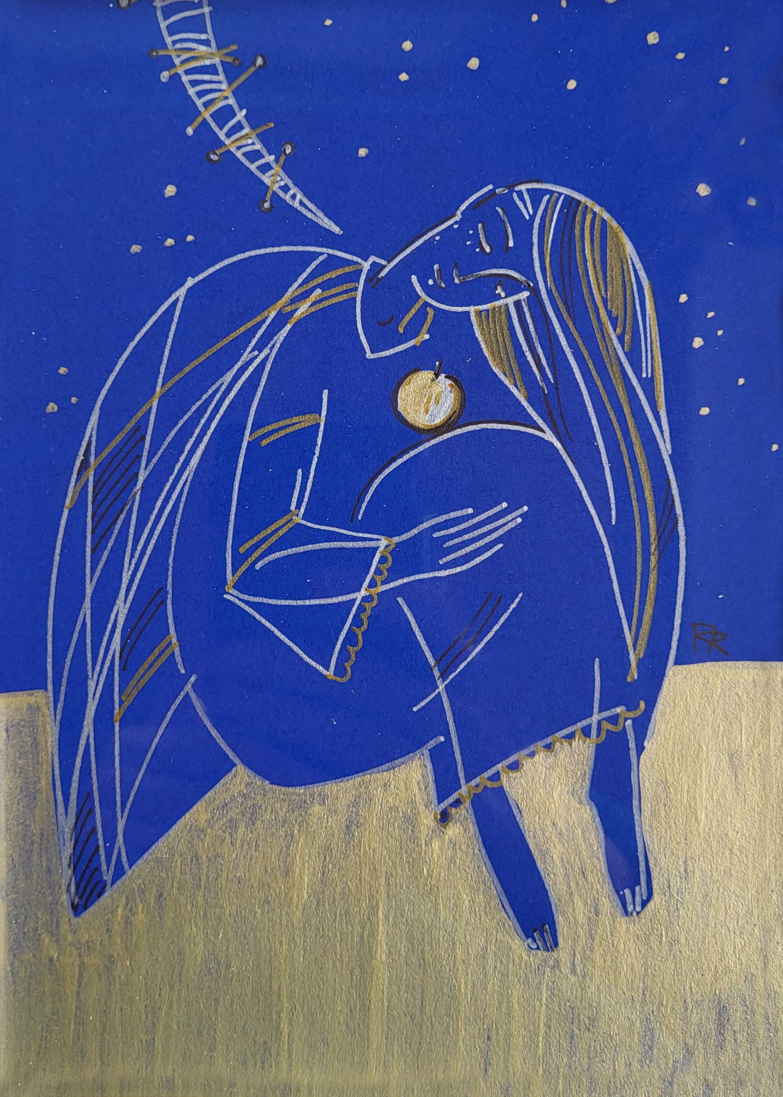 Goldener Apfel, Zeichnung